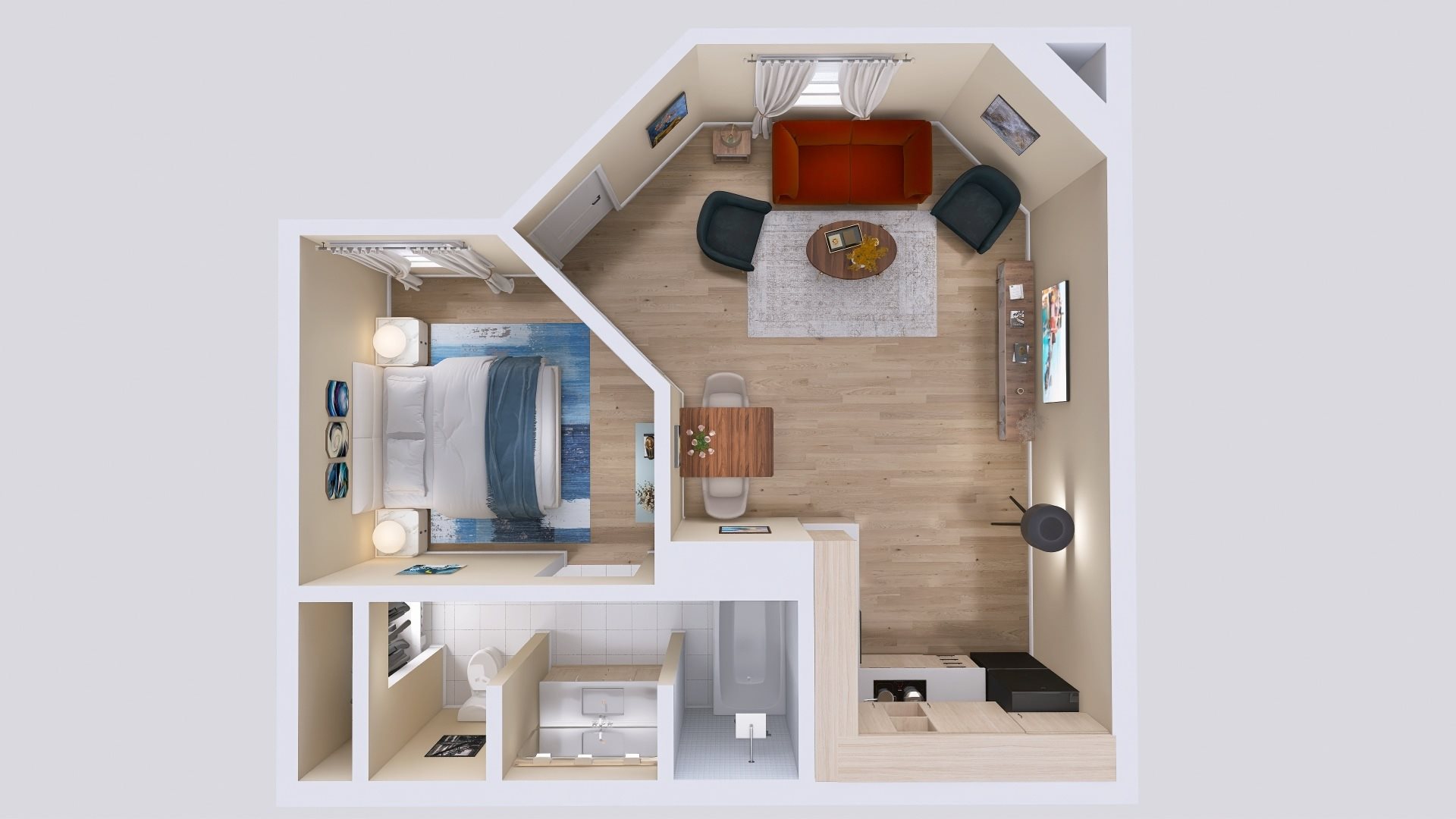 A1 floor plan